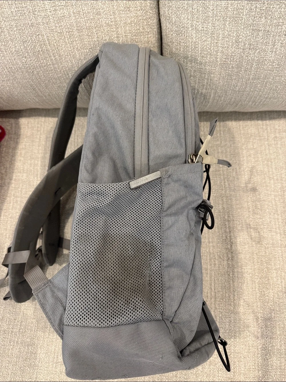 The North Face Jester Backpack - Light Gray with Black Accents